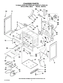 03 - Chassis Parts parts for Whirlpool Range GFE461LVB1 from AppliancePartsPros.com