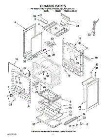 04 - Chassis Parts parts for Whirlpool Range WFG381LVQ3 from AppliancePartsPros.com