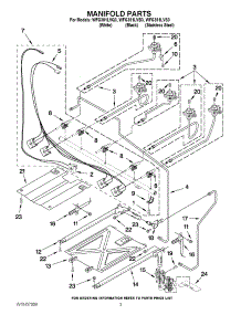 03 - Manifold Parts parts for Whirlpool Range WFG381LVS3 from AppliancePartsPros.com