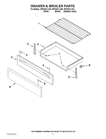 06 - Drawer & Broiler Parts parts for Whirlpool Range WFG381LVS3 from AppliancePartsPros.com
