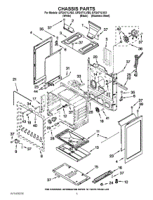 04 - Chassis Parts parts for Whirlpool Range GFG471LVS3 from AppliancePartsPros.com