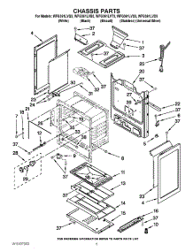 04 - Chassis Parts parts for Whirlpool Range WFG361LVQ3 from AppliancePartsPros.com