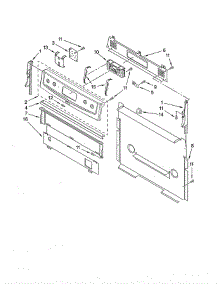 Control Panel parts for Whirlpool Range SF362LXTQ2 from AppliancePartsPros.com
