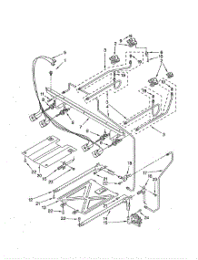 Manifold parts for Whirlpool Range SF362LXTS2 from AppliancePartsPros.com