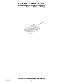 07 - Rack And Element Parts parts for Whirlpool Range GGG388LXS01 from AppliancePartsPros.com