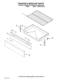 06 - Drawer & Broiler Parts parts for Whirlpool Range WFG374LVB2 from AppliancePartsPros.com