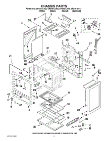 04 - Chassis Parts parts for Whirlpool Range GFG461LVT2 from AppliancePartsPros.com