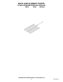 07 - Rack And Element Parts parts for Whirlpool Range GGG388LXS00 from AppliancePartsPros.com