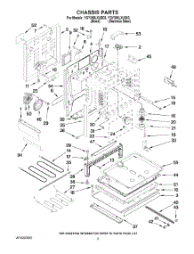 03 - Chassis Parts parts for Whirlpool Range YGY399LXUB03 from AppliancePartsPros.com