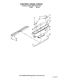 02 - Control Panel Parts parts for Whirlpool Range GY397LXUQ03 from AppliancePartsPros.com