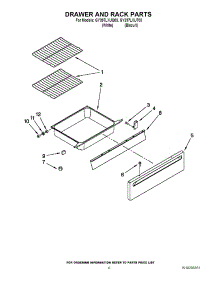 05 - Drawer And Rack Parts parts for Whirlpool Range GY397LXUT03 from AppliancePartsPros.com