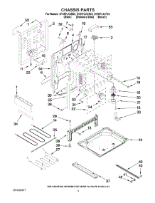 03 - Chassis Parts parts for Whirlpool Range GY397LXUT02 from AppliancePartsPros.com
