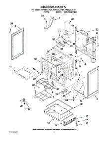 03 - Chassis Parts parts for Whirlpool Range WFE321LWS0 from AppliancePartsPros.com
