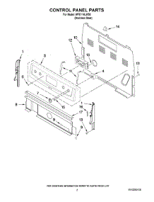 02 - Control Panel Parts parts for Whirlpool Range WFE114LWS0 from AppliancePartsPros.com
