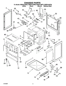 03 - Chassis Parts parts for Whirlpool Range WERP4120PS0 from AppliancePartsPros.com
