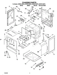 03 - Chassis Parts parts for Whirlpool Range WERP4120PT2 from AppliancePartsPros.com