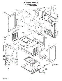 04 - Chassis Parts parts for Whirlpool Range SF303PEPQ2 from AppliancePartsPros.com