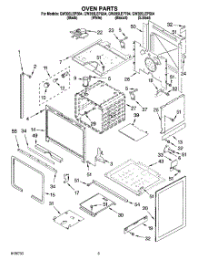 03 - Oven Parts parts for Whirlpool Range GW395LEPS04 from AppliancePartsPros.com