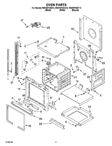 03 - Oven Parts parts for Whirlpool Range RS675PXGT15 from AppliancePartsPros.com