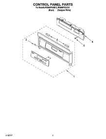 03 - Control Panel Parts parts for Whirlpool Range RS696PXGQ15 from AppliancePartsPros.com