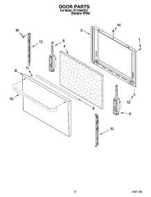 06 - Door Parts, Optional Parts parts for Whirlpool Range SF110AXSQ1 from AppliancePartsPros.com