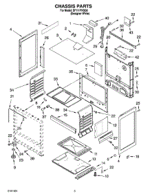 04 - Chassis Parts parts for Whirlpool Range SF111PXSQ0 from AppliancePartsPros.com