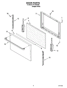 06 - Door Parts, Optional Parts parts for Whirlpool Range SF110AXSQ0 from AppliancePartsPros.com