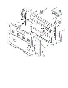 Control Panel parts for Whirlpool Range RF388LXGQ4 from AppliancePartsPros.com