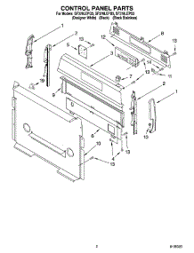 02 - Control Panel Parts parts for Whirlpool Range SF378LEPB3 from AppliancePartsPros.com