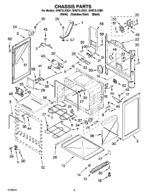 03 - Chassis Parts parts for Whirlpool Range GR673LXSB1 from AppliancePartsPros.com