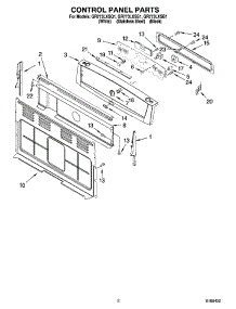 02 - Control Panel Parts parts for Whirlpool Range GR773LXSS1 from AppliancePartsPros.com
