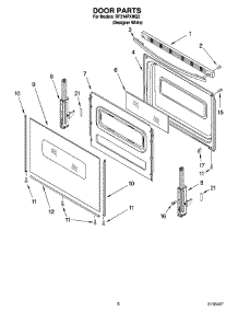 05 - Door Parts, Optional Parts parts for Whirlpool Range RF314PXMQ3 from AppliancePartsPros.com