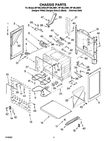 03 - Chassis Parts parts for Whirlpool Range RF196LXMS4 from AppliancePartsPros.com
