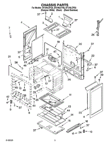 04 - Chassis Parts parts for Whirlpool Range SF378LEPQ3 from AppliancePartsPros.com