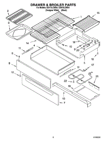 06 - Drawer & Broiler Parts, Optional Parts parts for Whirlpool Range GS470LEMB4 from AppliancePartsPros.com