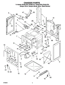03 - Chassis Parts parts for Whirlpool Range RF368LXPB3 from AppliancePartsPros.com