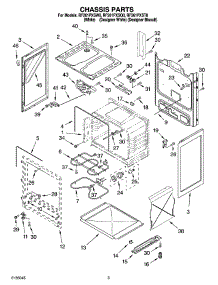 03 - Chassis Parts parts for Whirlpool Range RF261PXST0 from AppliancePartsPros.com