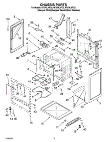 03 - Chassis Parts parts for Whirlpool Range RF370LXPS3 from AppliancePartsPros.com