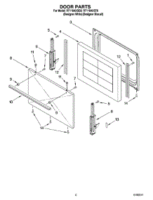 05 - Door Parts, Optional Parts parts for Whirlpool Range RF110AXST0 from AppliancePartsPros.com