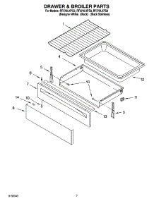 05 - Drawer & Broiler Parts, Optional Parts parts for Whirlpool Range RF378LXPB3 from AppliancePartsPros.com