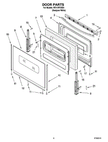 05 - Door Parts, Optional Parts (Not Included) parts for Whirlpool Range RF212PXSQ0 from AppliancePartsPros.com