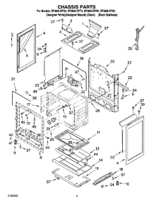 04 - Chassis Parts parts for Whirlpool Range SF380LEPB3 from AppliancePartsPros.com