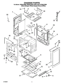 04 - Chassis Parts parts for Whirlpool Range SF262LXST0 from AppliancePartsPros.com
