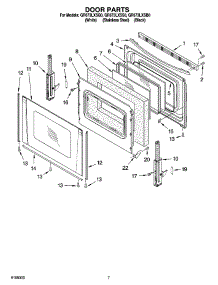 05 - Door Parts, Optional Parts parts for Whirlpool Range GR673LXSS0 from AppliancePartsPros.com