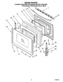 05 - Door Parts, Optional Parts (Not Included) parts for Whirlpool Range RF262LXSQ0 from AppliancePartsPros.com