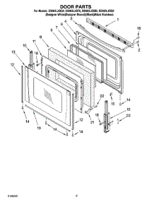 06 - Door Parts, Optional Parts (Not Included) parts for Whirlpool Range GS563LXST0 from AppliancePartsPros.com