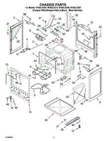03 - Chassis Parts parts for Whirlpool Range RF362LXSQ0 from AppliancePartsPros.com