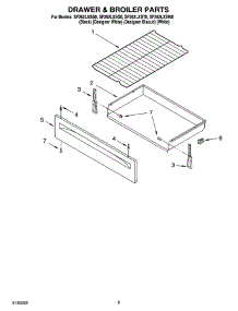 06 - Drawer & Broiler Parts, Optional Parts parts for Whirlpool Range SF262LXSB0 from AppliancePartsPros.com