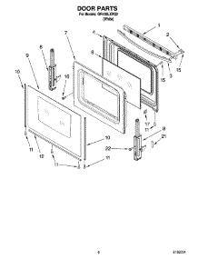 05 - Door Parts, Optional Parts (Not Included) parts for Whirlpool Range GR438LXRQ2 from AppliancePartsPros.com