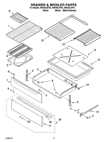 04 - Drawer & Broiler Parts parts for Whirlpool Range GR478LXPS3 from AppliancePartsPros.com
